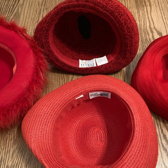 Bundle of 7 red hats all in perfect condition! - Picture 4 of 14